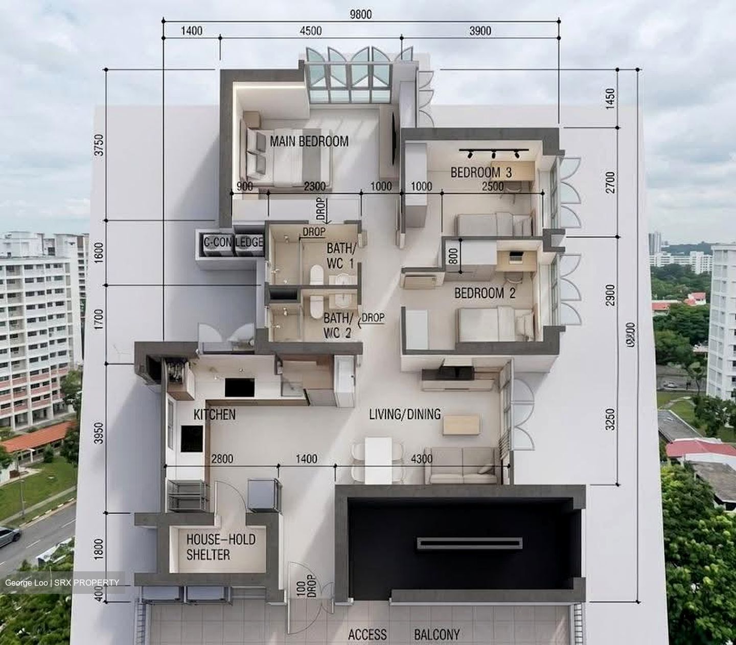 Blk 90 Commonwealth View (Queenstown), HDB 4 Rooms #610417551